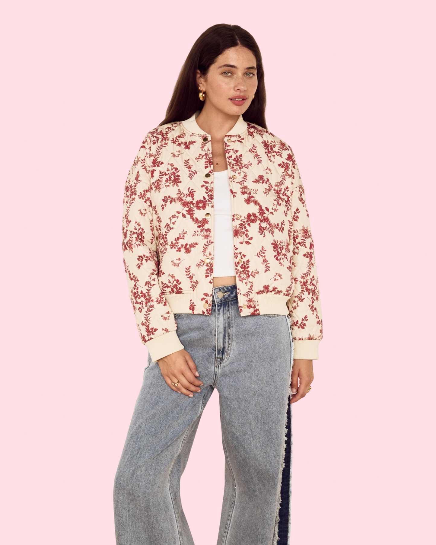 QUILTED BOMBER JACKET