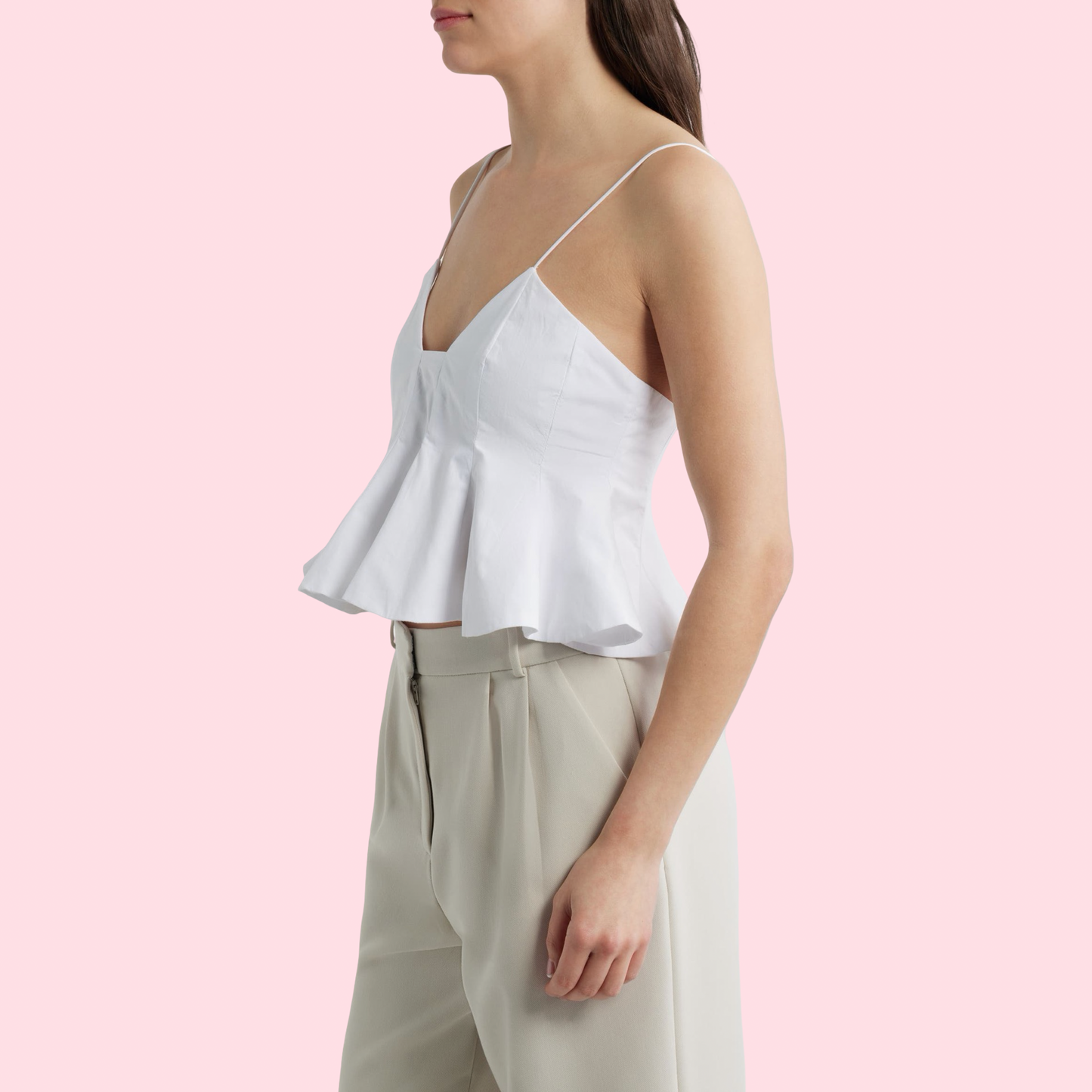 Azores Peplum Top