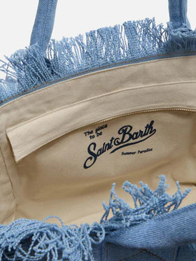 Light Denim Vanity Bag