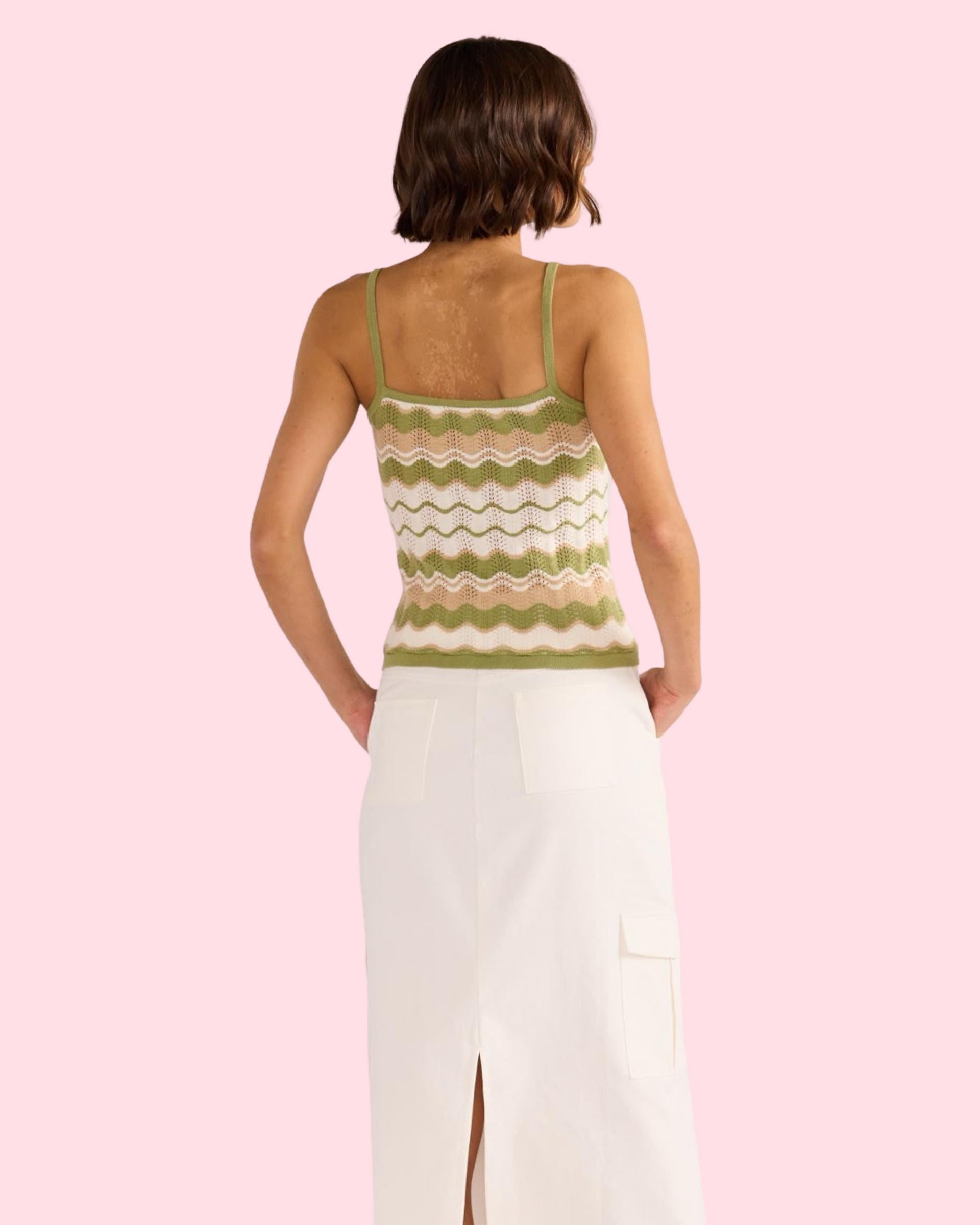 Knit Zigzag Cami – BE YOU FASHION WEAR
