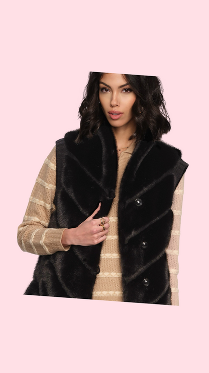 Rabbit Fur Vest by Heartloom