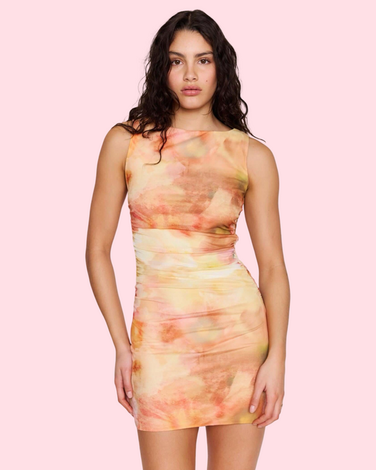 Aria Mesh Mini Dress