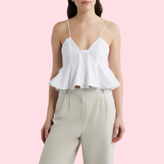 Azores Peplum Top