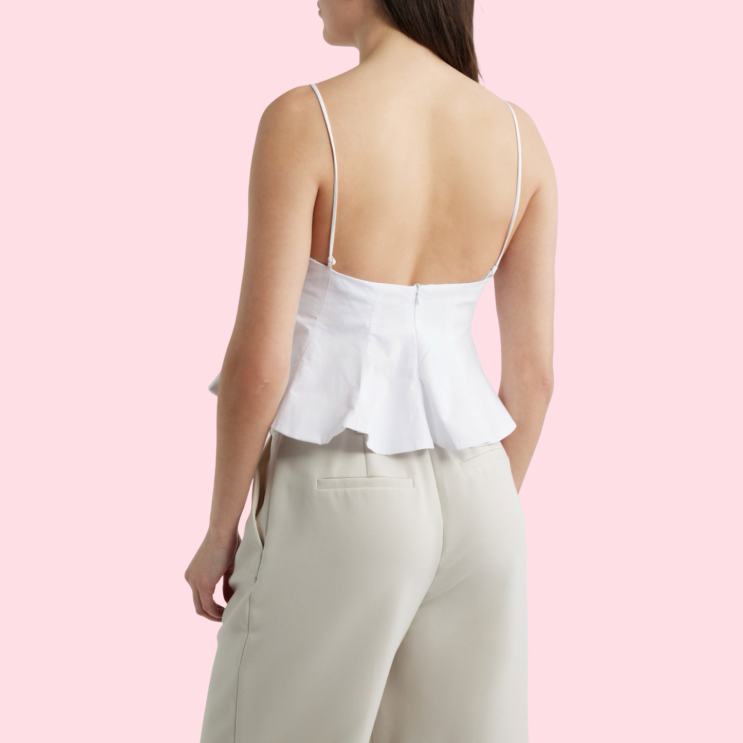 Azores Peplum Top