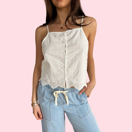 Sea Esta Embroidered Top