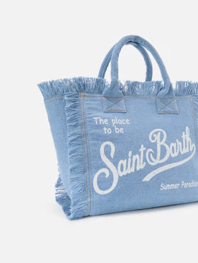 Light Denim Vanity Bag