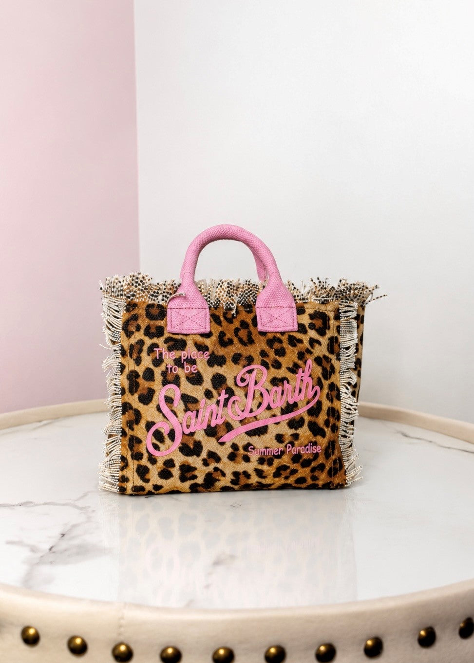 Vanity Mini Leopard Tote Bag